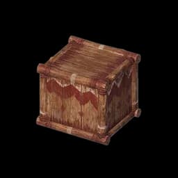 Painted Wooden Crate