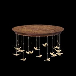 Paper Crane Chandelier