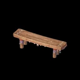 Patterned Bench