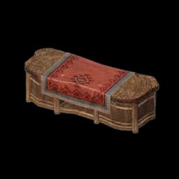 Patterned Mat Long Cabinet