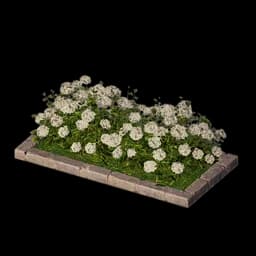 Rosy Clouds Flowerbed