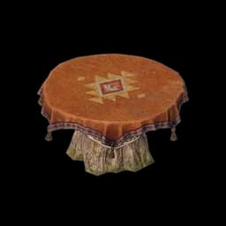 Soft-Fabric Round Table