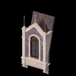 Star-Peeking Attic Window: Frame