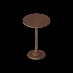 Tall Wooden Pattern Table