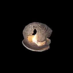 Thin Rock Candle Lamp