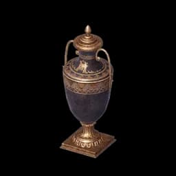 Twin-Handled Gilt Vase