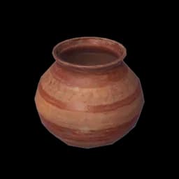 Volcanic Clay Flowerpot