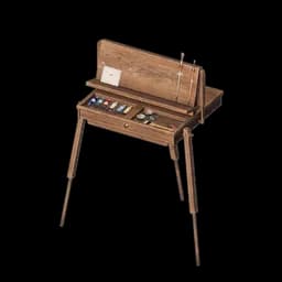 Wooden Art Supply Holder