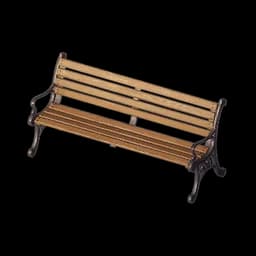 Wooden Pattern Bench