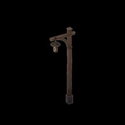 Wooden Street Lamp
