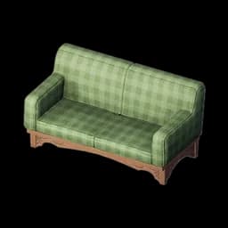 Woodlaze Plaid Sofa