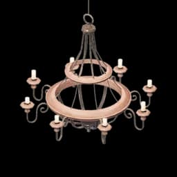 Wrought Iron Chandelier