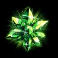 Green Crystal Cluster