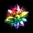 Rainbow Crystal Cluster