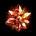 Red Crystal Cluster