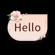 Apple Blossom (Chat Bubble)