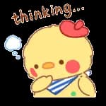 Artsy Birb: Thinking