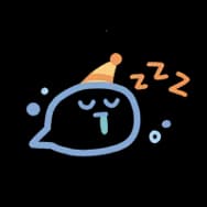 Asleep (Sticker)