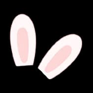 Bouncy Bunny Ears (Sticker)