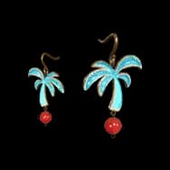 Coconut Beads (Earrings)