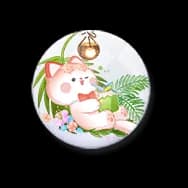 Coconut Sip (Meow Badge)