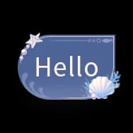 Collecting Seashells (Chat Bubble)
