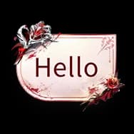 Crimson Roseveil (Chat Bubble)