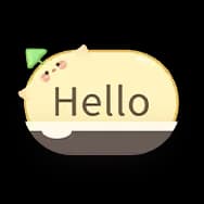 Drifting Coconut (Chat Bubble)