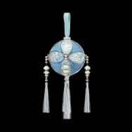 Embroidered Silk Ball: Jasmine Hope (Desk Item)