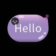 Eyes Shut (Chat Bubble)