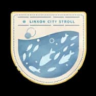 Fins in Motion (Sticker)