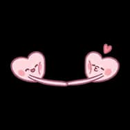 Fluffy Heart Bond (Sticker)