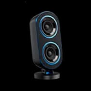 Gleaming Black Gaming Speaker