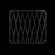 Gridwall Hook: Black