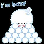 Happy Snowman: Busy