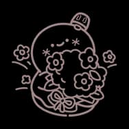 Happy Snowman: Flowers (Stamp)