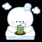 Happy Snowman: Tea
