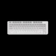 Keyboard: White