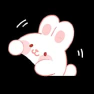 Lazy Bunny (Sticker)