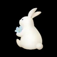 Leaf Bunny Ornaments