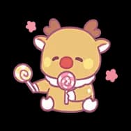 Lollipop Fawn (Sticker)