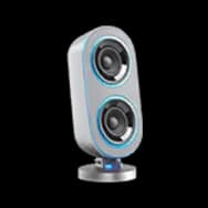 Luminous White Gaming Speaker