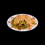 Meat & Pickled Greens (Dish)