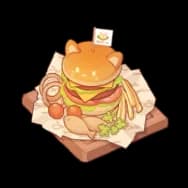 Meow Meow Burger (Sticker)
