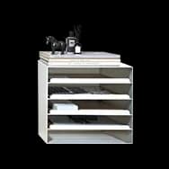 Minimalist Bookshelf: White