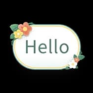 Petal Pause (Chat Bubble)