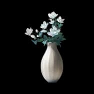 Pine Snow Vase