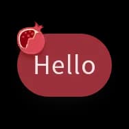 Pomegranate Blush (Chat Bubble)