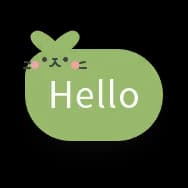 Rabbit Bubble (Chat Bubble)