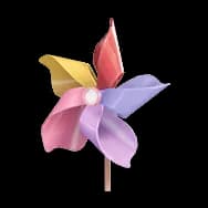 Rainbow Pinwheel (Headwear)